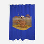 Spice War Flying Ace-none polyester shower curtain-kg07