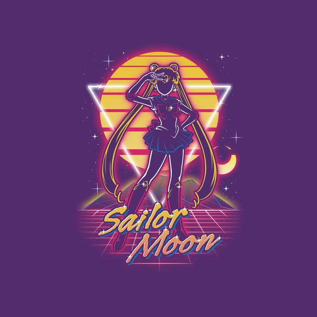 Retro Moon Guardian-none removable cover throw pillow-Olipop