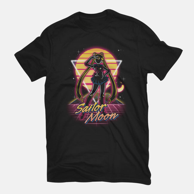 Retro Moon Guardian-mens heavyweight tee-Olipop