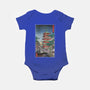 Time Machine In Japan-baby basic onesie-DrMonekers