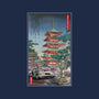 Time Machine In Japan-mens premium tee-DrMonekers