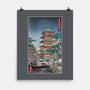 Time Machine In Japan-none matte poster-DrMonekers