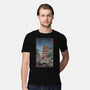 Time Machine In Japan-mens premium tee-DrMonekers