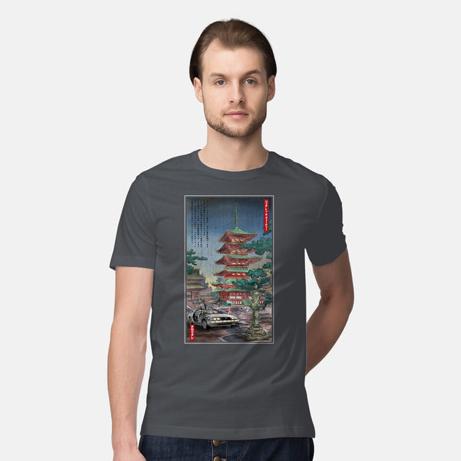 Time Machine In Japan-mens premium tee-DrMonekers