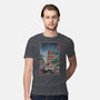 Time Machine In Japan-mens premium tee-DrMonekers