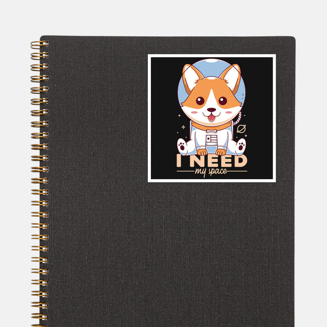I Need My Space-none glossy sticker-Alundrart