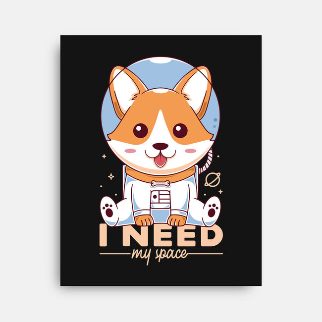 I Need My Space-none stretched canvas-Alundrart