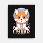 I Need My Space-none stretched canvas-Alundrart