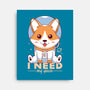 I Need My Space-none stretched canvas-Alundrart