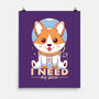 I Need My Space-none matte poster-Alundrart