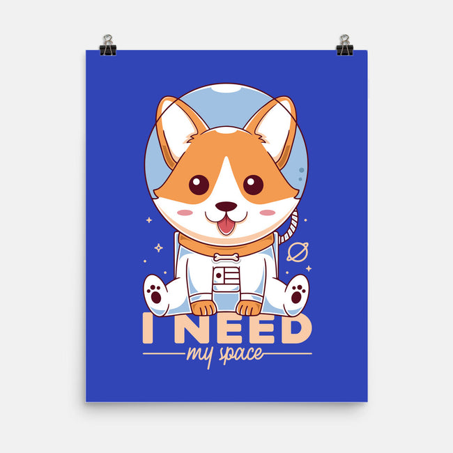 I Need My Space-none matte poster-Alundrart