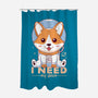 I Need My Space-none polyester shower curtain-Alundrart