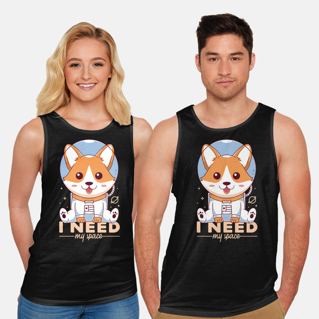 I Need My Space-unisex basic tank-Alundrart