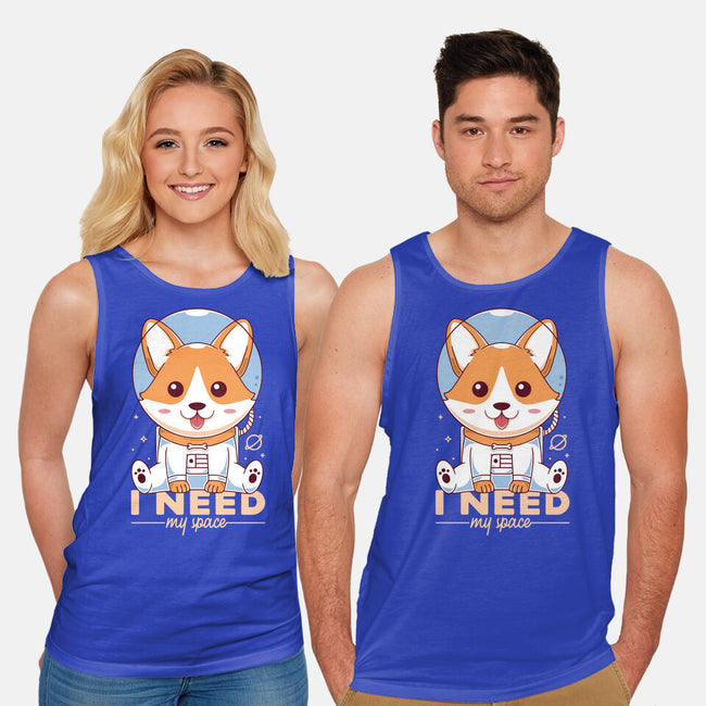 I Need My Space-unisex basic tank-Alundrart