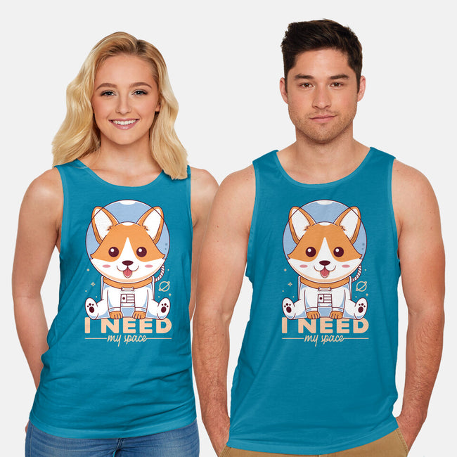 I Need My Space-unisex basic tank-Alundrart