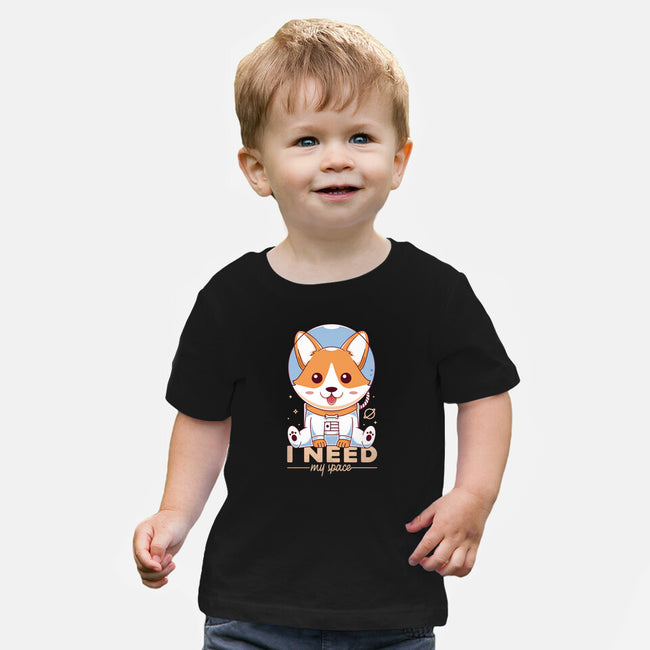 I Need My Space-baby basic tee-Alundrart