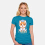 I Need My Space-womens fitted tee-Alundrart