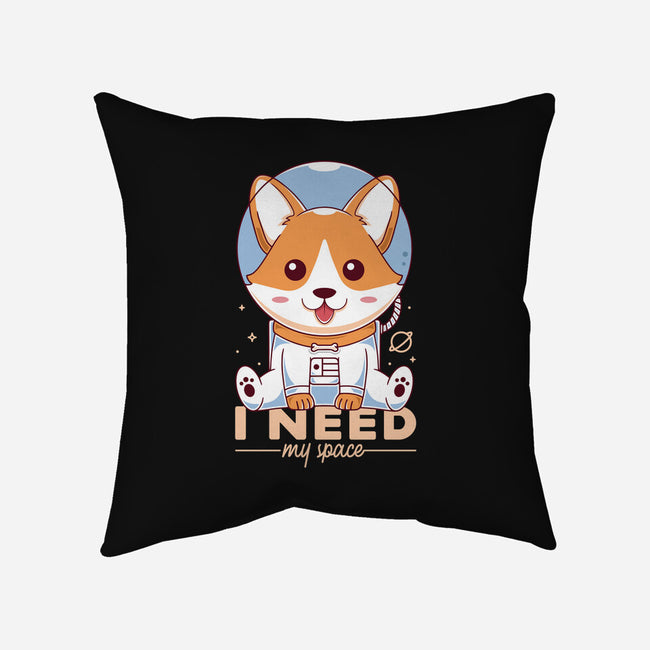 I Need My Space-none non-removable cover w insert throw pillow-Alundrart