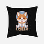 I Need My Space-none non-removable cover w insert throw pillow-Alundrart