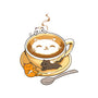 Latte Cat-none stretched canvas-tobefonseca