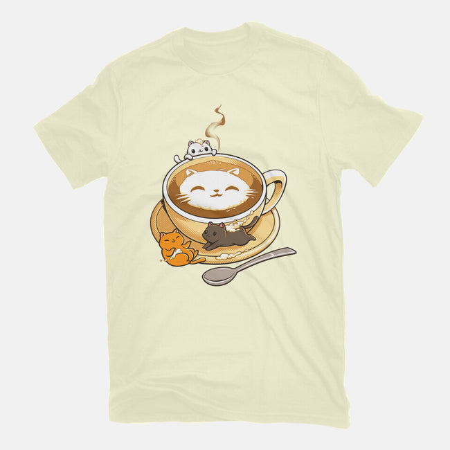 Latte Cat-mens premium tee-tobefonseca