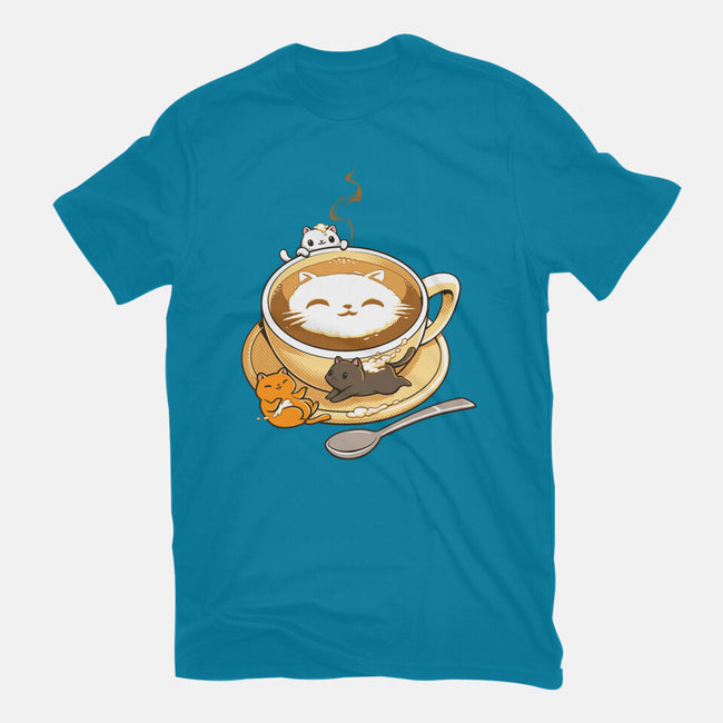 Latte Cat-mens premium tee-tobefonseca