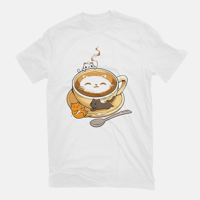 Latte Cat-mens premium tee-tobefonseca