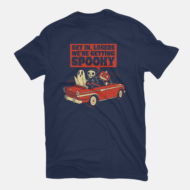 Getting Spooky-youth basic tee-DinoMike