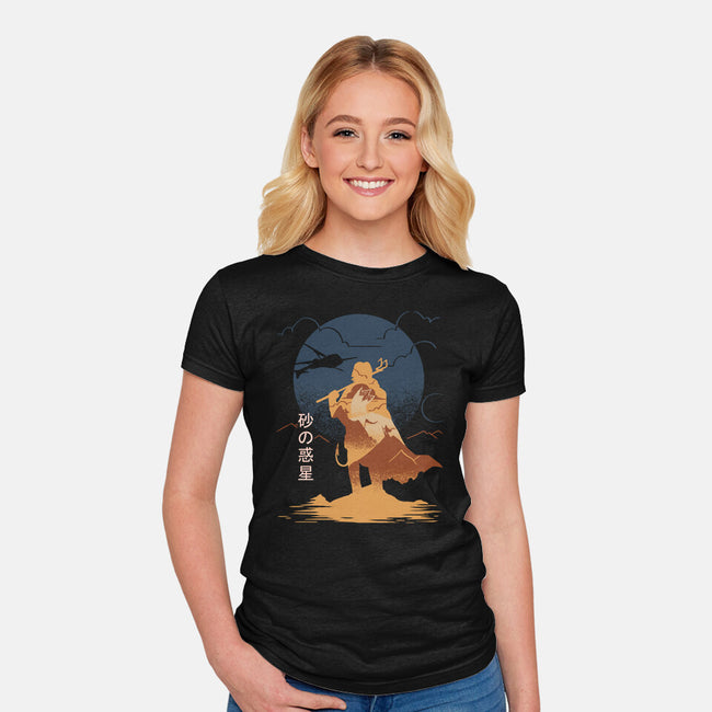 Arrakis Reborn-womens fitted tee-estudiofitas