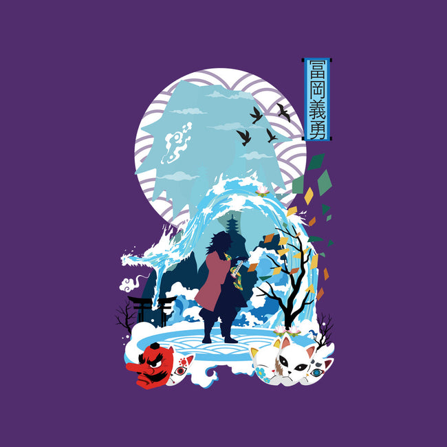 Giyu Tomioka Negative Space-mens premium tee-SwensonaDesigns
