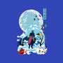 Giyu Tomioka Negative Space-none glossy sticker-SwensonaDesigns