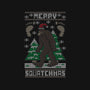 Merry Squatchmas-baby basic tee-jrberger