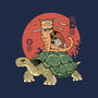 Catana On Turtle-mens premium tee-vp021