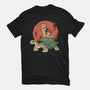Catana On Turtle-mens premium tee-vp021