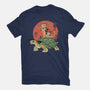 Catana On Turtle-mens premium tee-vp021