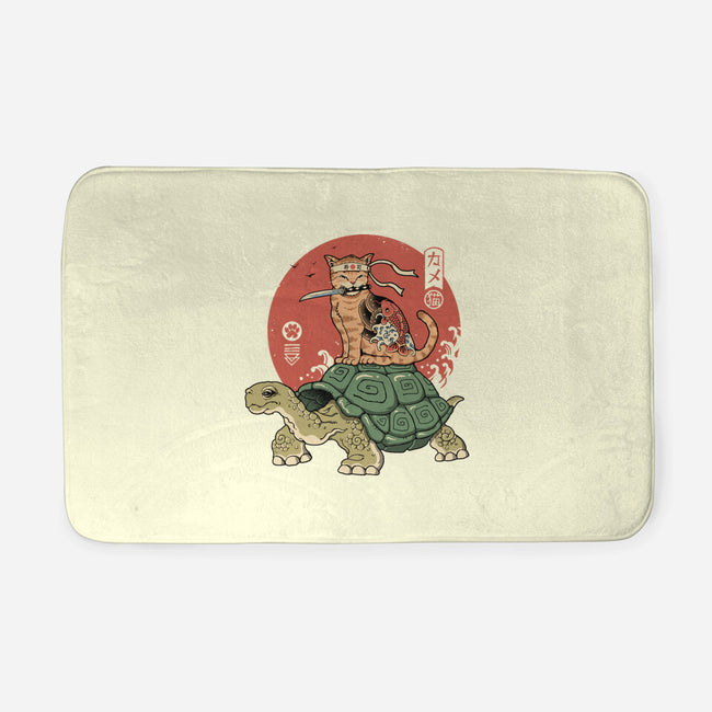 Catana On Turtle-none memory foam bath mat-vp021