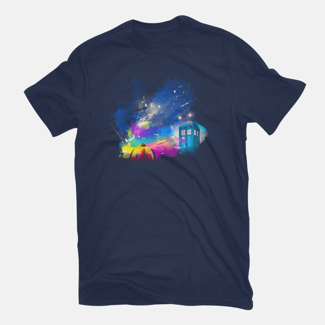 Back To Gallifrey-womens fitted tee-kharmazero
