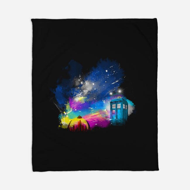 Back To Gallifrey-none fleece blanket-kharmazero