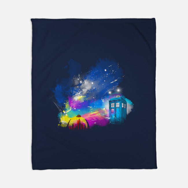 Back To Gallifrey-none fleece blanket-kharmazero