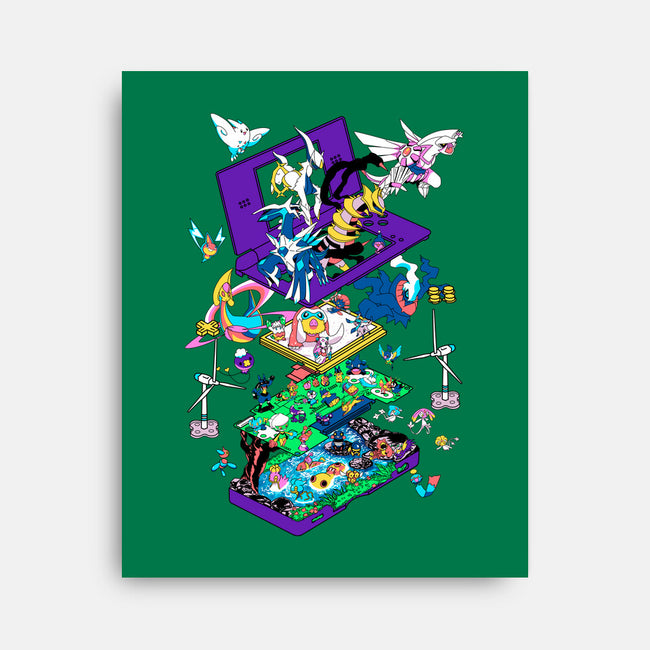 4th Gen-none stretched canvas-Jelly89