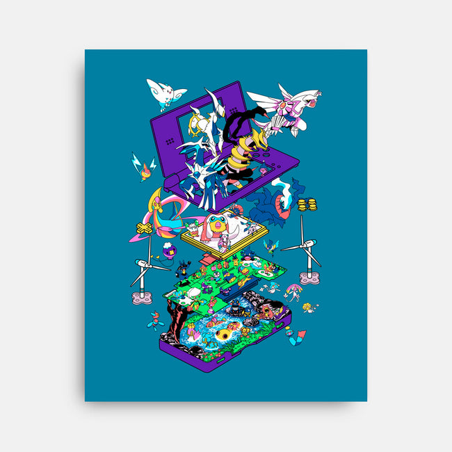 4th Gen-none stretched canvas-Jelly89