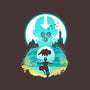 Airbender Landscape-unisex zip-up sweatshirt-dandingeroz