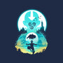 Airbender Landscape-unisex zip-up sweatshirt-dandingeroz