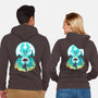 Airbender Landscape-unisex zip-up sweatshirt-dandingeroz