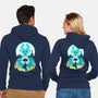Airbender Landscape-unisex zip-up sweatshirt-dandingeroz