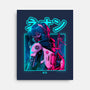 Neon Zero-none stretched canvas-Bruno Mota