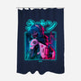 Neon Zero-none polyester shower curtain-Bruno Mota