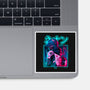 Neon Zero-none glossy sticker-Bruno Mota