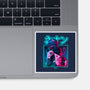 Neon Zero-none glossy sticker-Bruno Mota