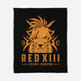Red XIII-none fleece blanket-Alundrart